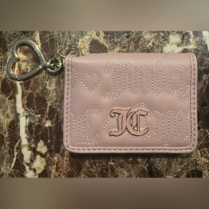 Juicy Couture pink brand new card holder and key holder